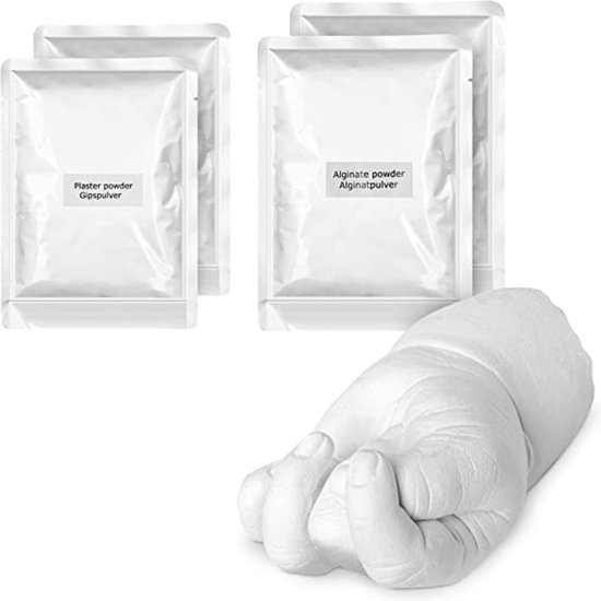 Plaster Hand Set Hand Casting Kit for Plaster Hands Making 3D