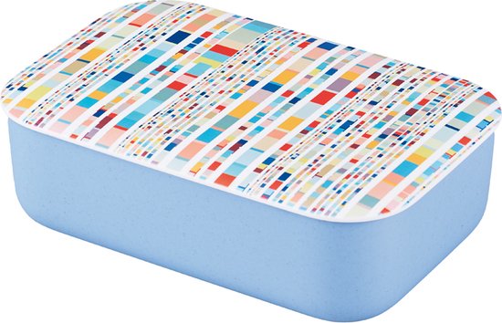 BioLoco PLA classic lunchbox white noise - 18,7x12,7x6,5cm