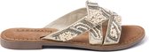 Lazamani Dames Slippers 75.337 Beige