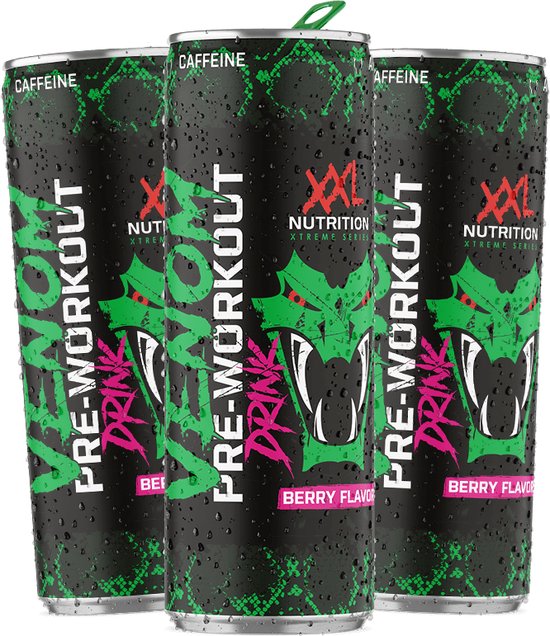 XXL Nutrition Venom PreWorkout Drink Krachttraining Supplement Pre