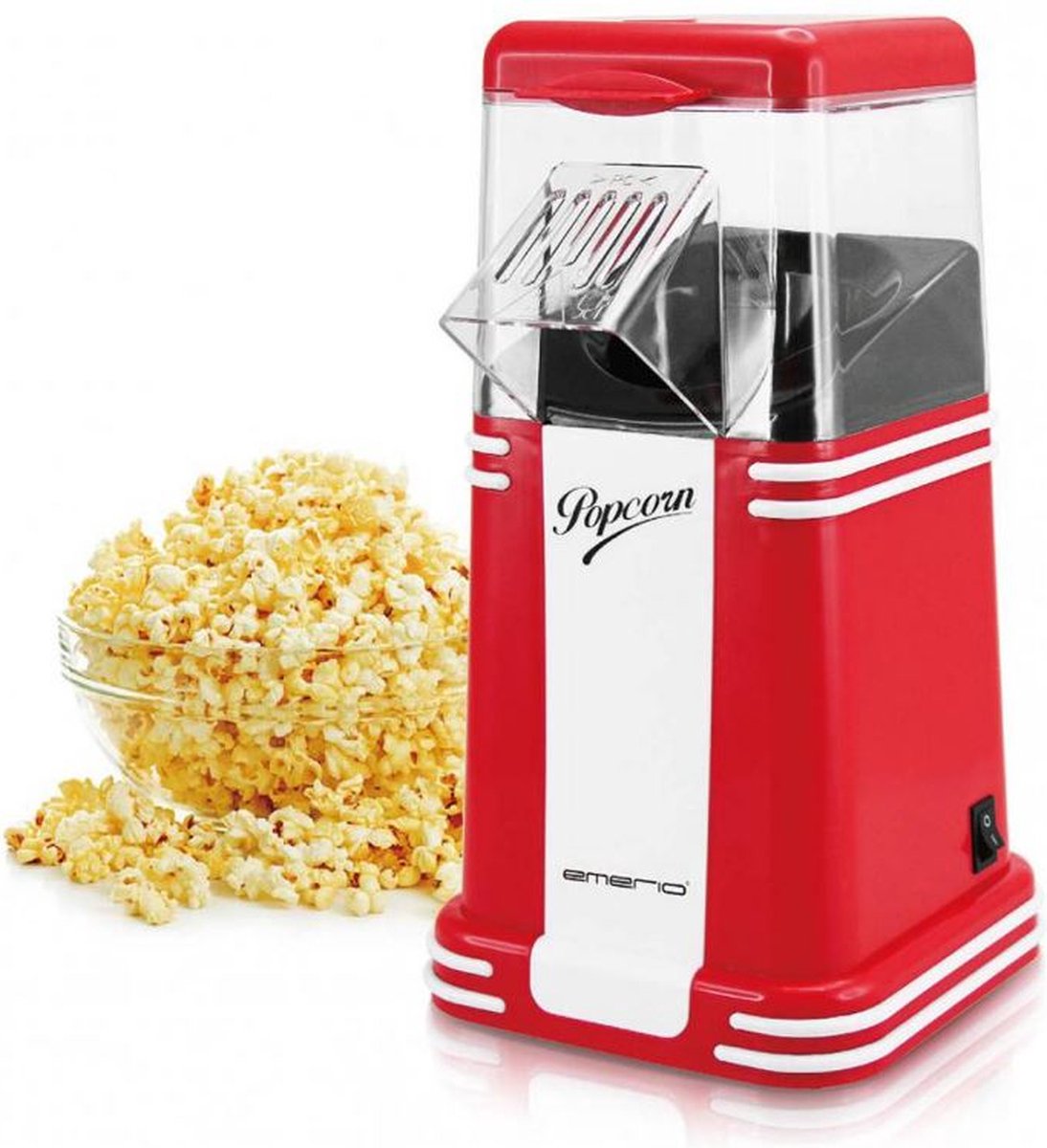 EMERIO POM-111241 - Popcornmachine - 1200 W - Inhoud 60g | bol.com
