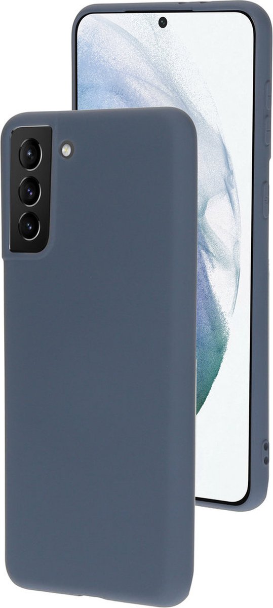 Mobiparts hoesje geschikt voor de Samsung Galaxy S21 Plus - Siliconen - Grijs