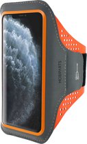 Hardloop Sportarmband geschikt voor Apple iPhone 11 Pro Max - Oranje - Mobiparts
