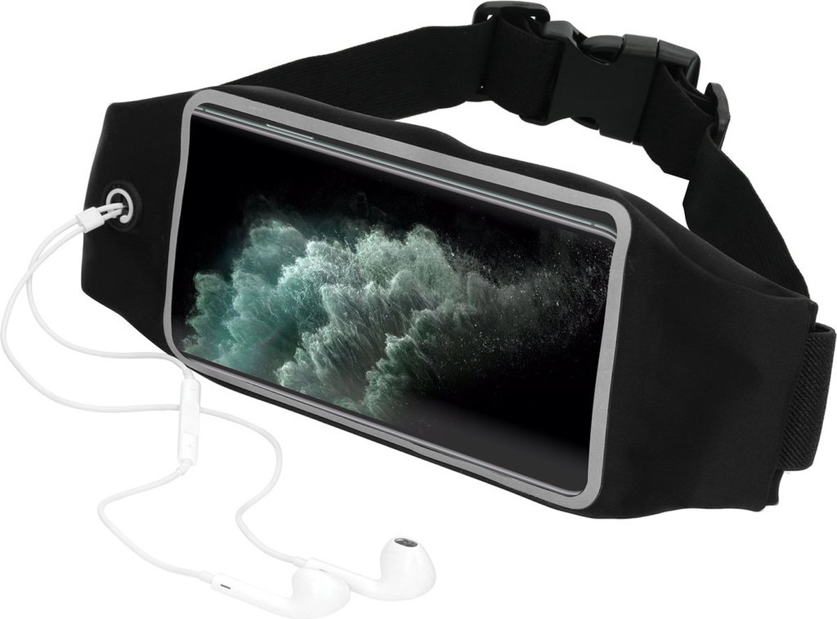 Mobiparts Comfort Fit Sport Belt geschikt voor - Zwart