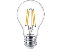 Philips - MASTER Value LED Lamp E27 Peer Helder 3.4W 470lm - 927 Zeer Warm Wit | Beste Kleurweergave - Dimbaar - Vervangt 40W