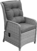 Verstelbare tuinstoel Dublin | Mystic Grey | Wicker