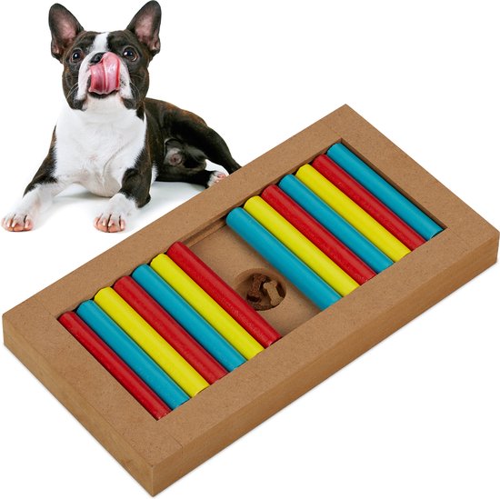 denkspel voor honden - snoepjes verstoppen - intelligentie - hondenpuzzel voer - meerkleurig