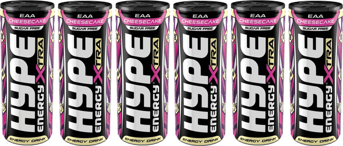 Hype - Energy Xtra EAA (Cheesecake - 6 x 250 ml) - Energy Drink