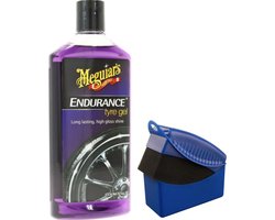 Meguiar's Endurance High Gloss Tyre Protection Gel + luxe aanbreng spons