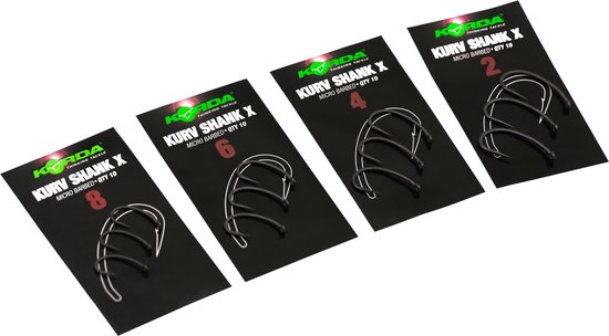 Foto: Korda haken kurv shank x micro barbed 10 pcs maat 6