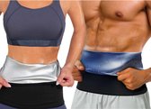 Chibaa - Sauna Sport Belly Shaper - Unisex - Sauna Shaper Buik Wrap - Training - Workout - Zweten - Afslanken - Taille - Sweat Shaper - Maat: S/M