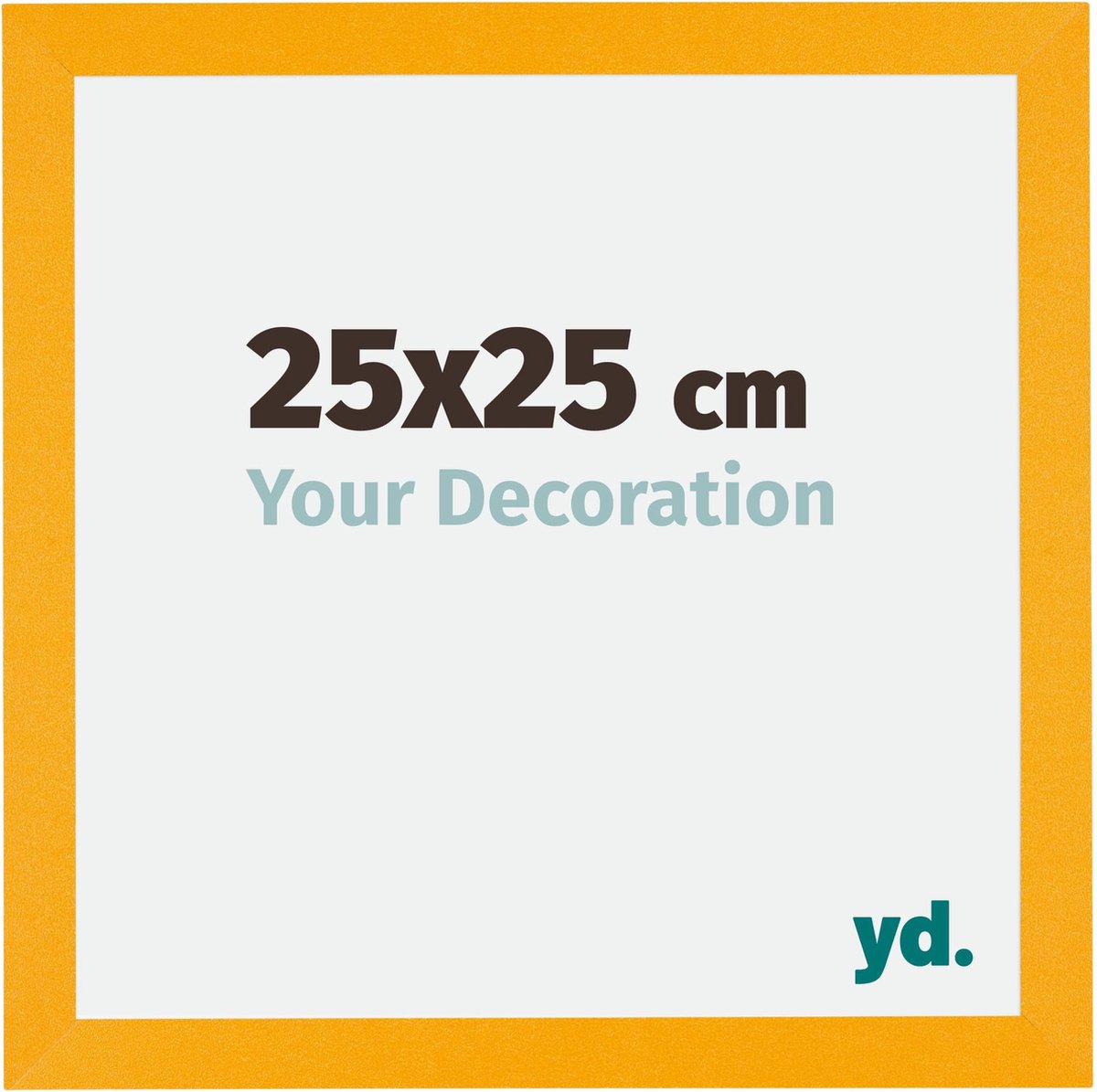 yd. Your Decoration - Fotokader 25x25 cm - MDF - Geel - Mura