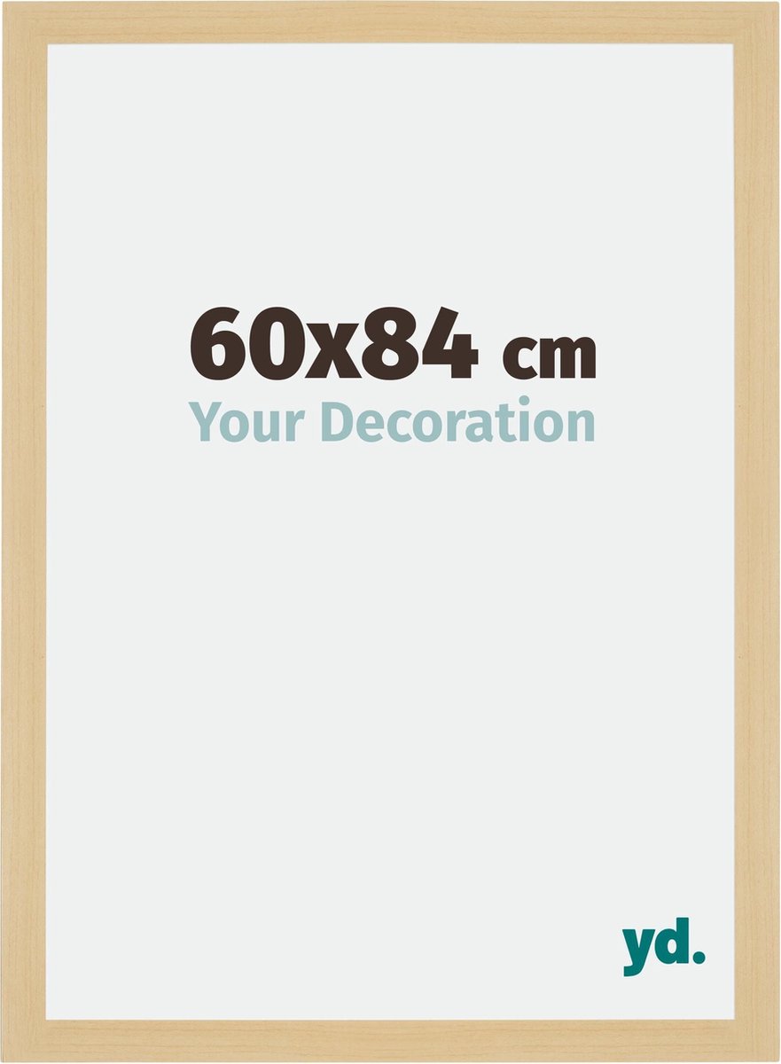 Your Decoration - Fotolijst 60x84 cm - MDF - Ahorn Decor - Mura