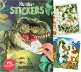 Depesche - Dino World Number Sticker - stickerboek