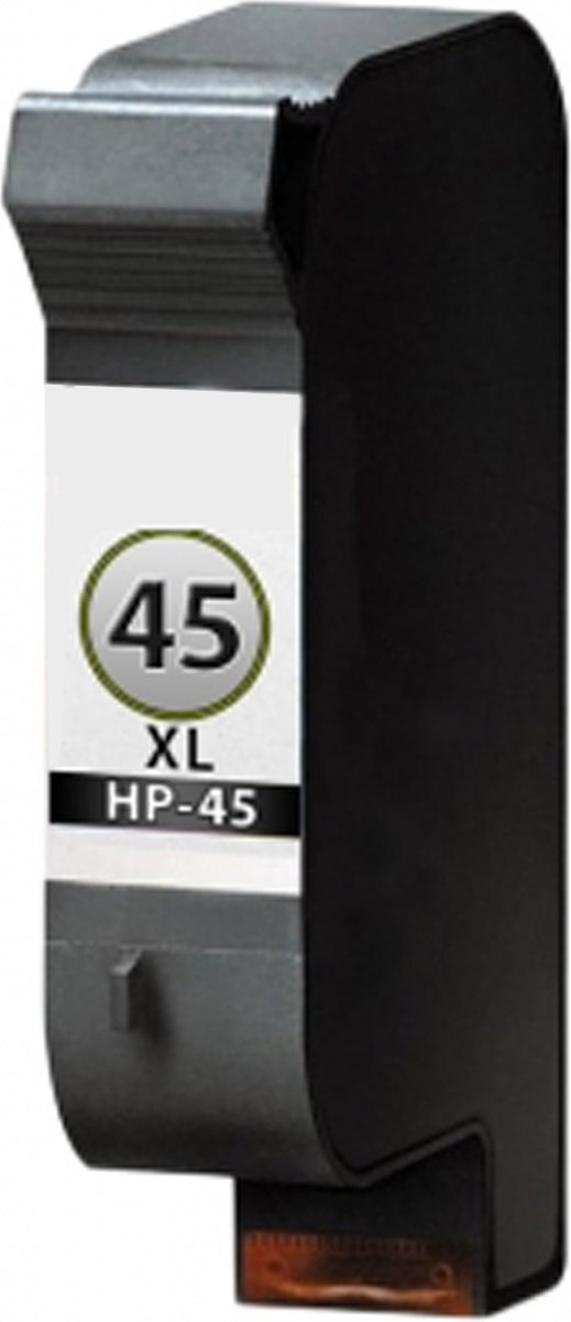 MartyPrint geschikt voor HP 45XL (51645AE) inktcartridge zwart