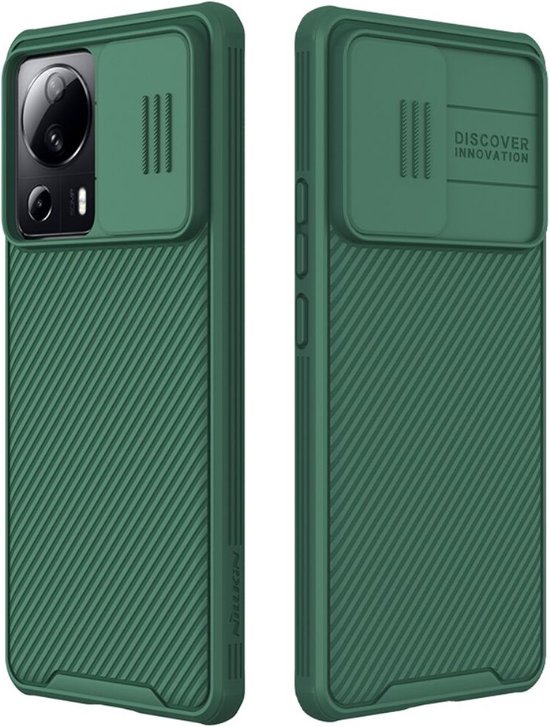 Nillkin CamShield Hoesje voor de Xiaomi 13 Lite - Back Cover met Camera Slider Groen