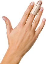 Attelle de doigt BraceID | Attelle de doigt | Doigt de maillet | Beige - Taille 4