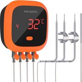 Bol.com Inkbird IBT 4XC - Waterdichte bluetooth oplaadbare vleesthermometer aanbieding