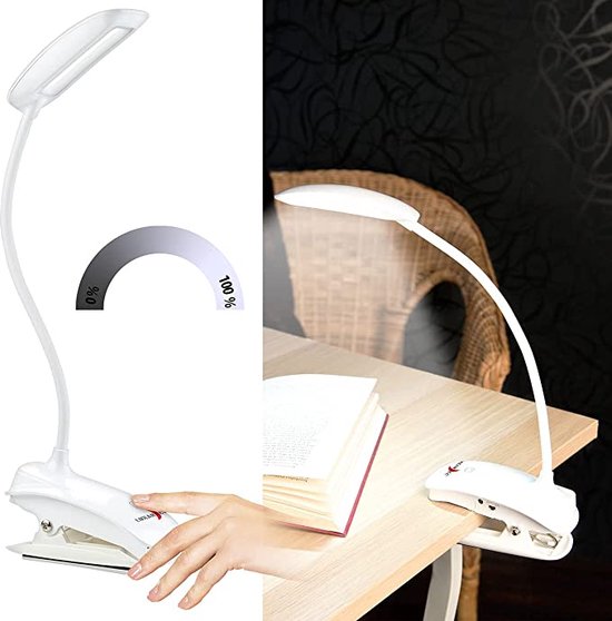 Up / Lampe à pince sans câble / également pertinent ou adapté pour: lampe  de table à... | bol.com