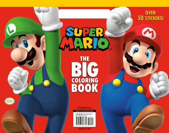 Super Mario The Big Coloring Book Nintendo