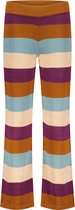 Moodstreet Fine Knitted Stripes Pants Pantalons & Jumpsuits Filles - Jeans - Pantsuit - Vert - Taille 122/128