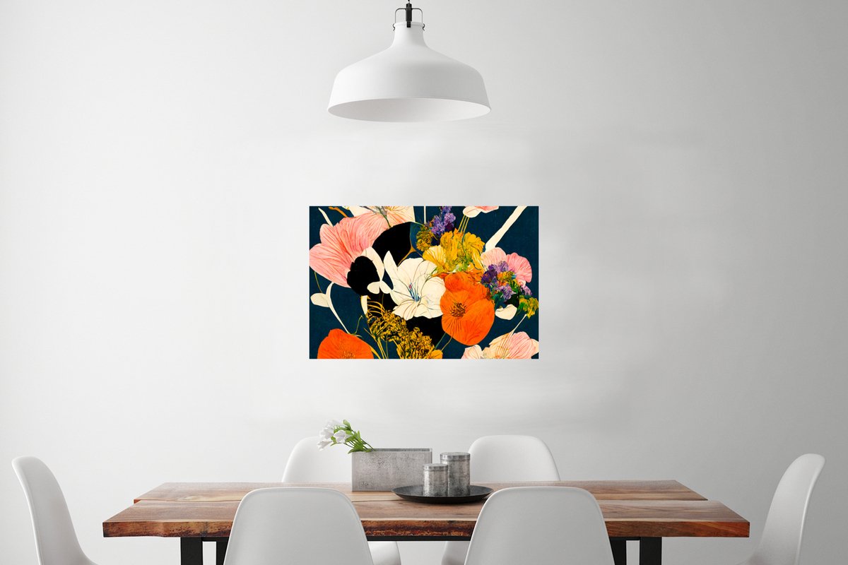 Bloemen - Vaas - Schilderij - Planten