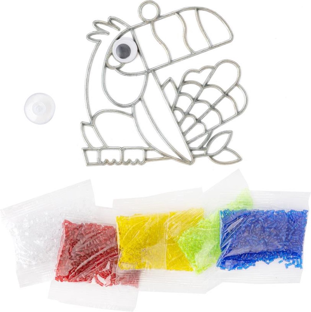Ronde Raamhanger Raamdecoratie Kolibries met ketting - 15 cm