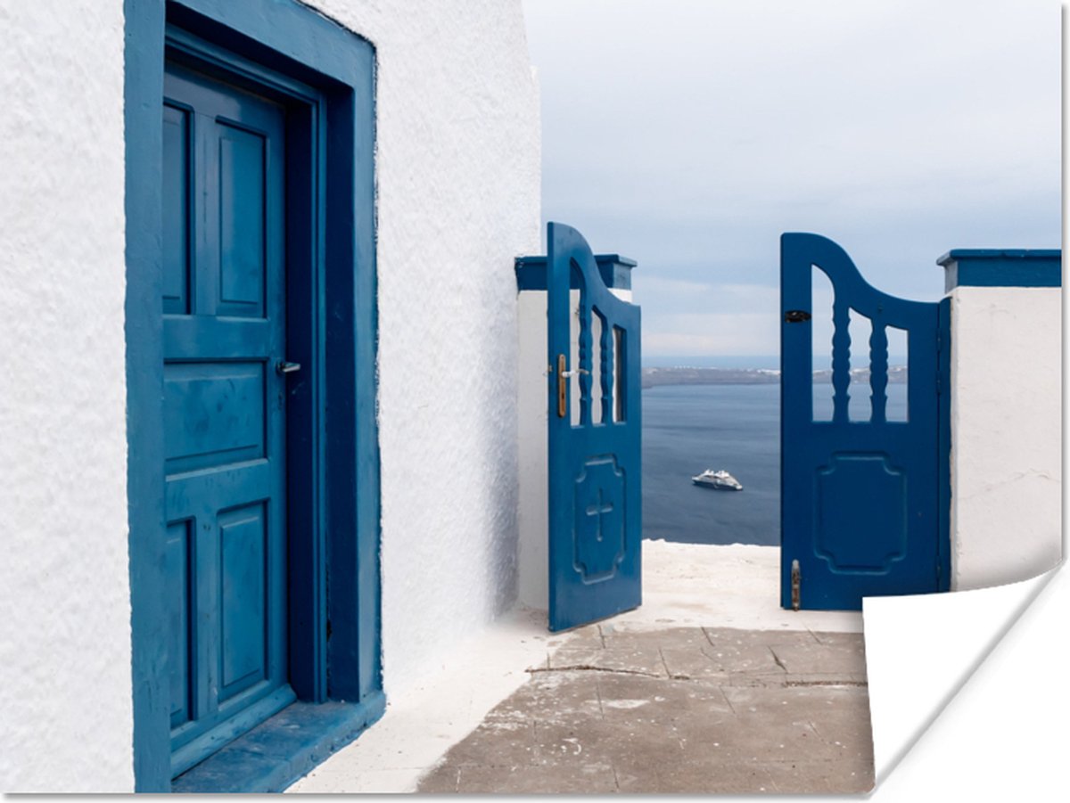 Deur - Blauw - Wit - Architectuur