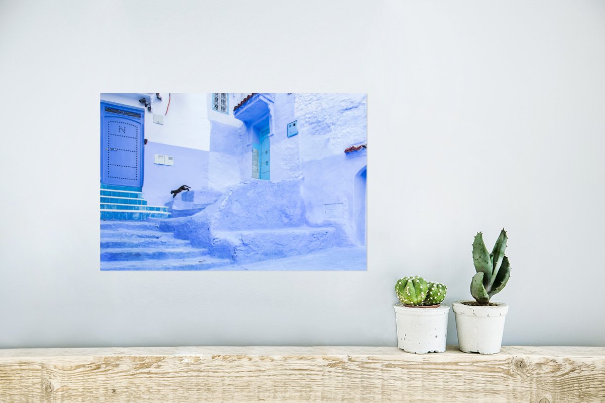 Straat - Blauw - Deuren - Architectuur