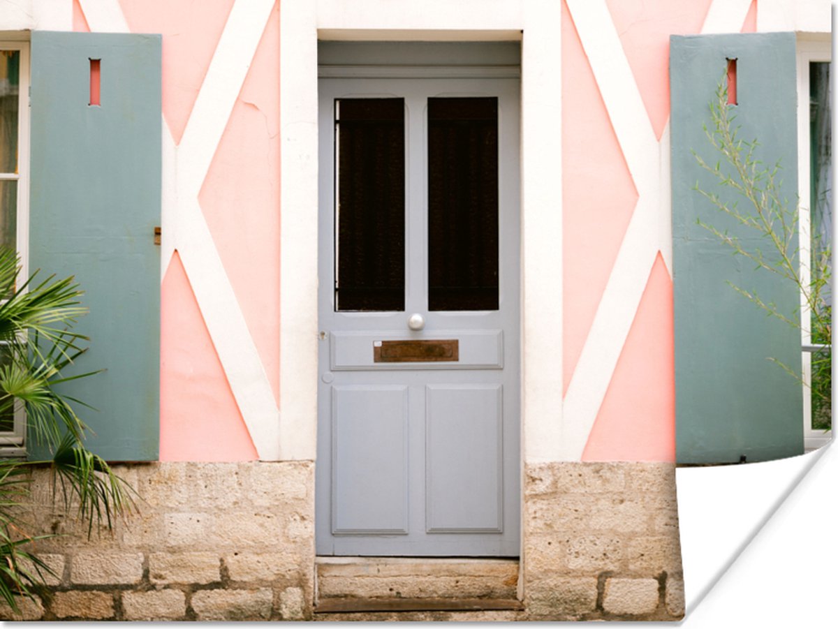 Roze - Deur - Architectuur - Huis