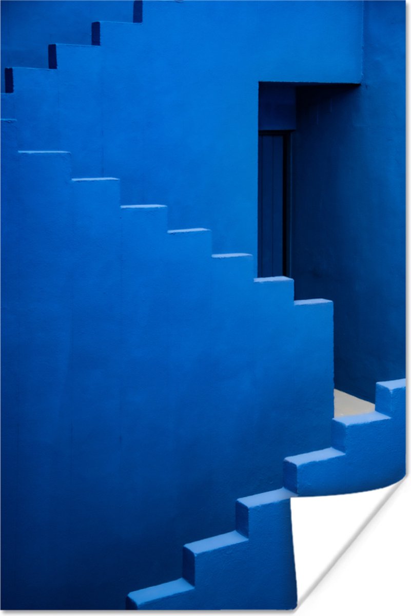 Blauw - Trap - Architectuur - Gebouw