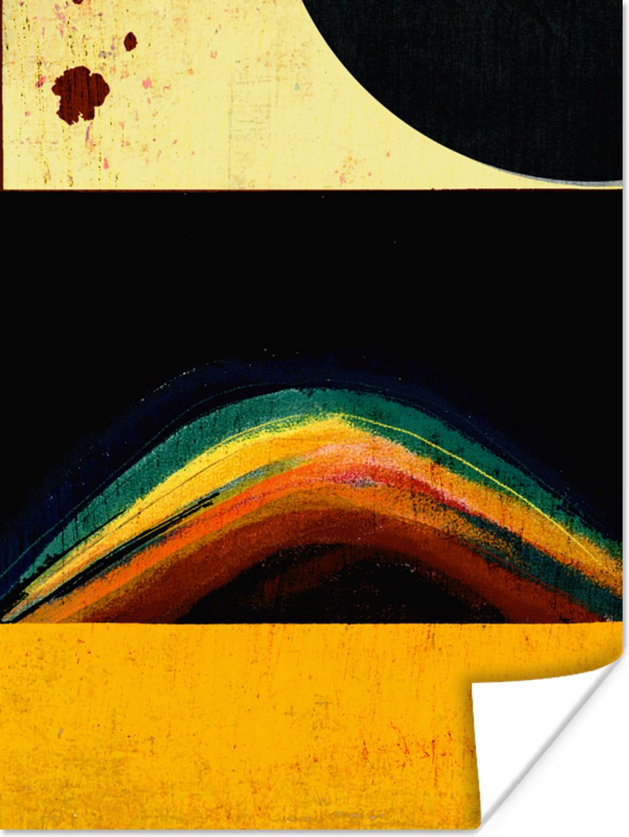 Abstract - Regenboog - Vormen - Zwart
