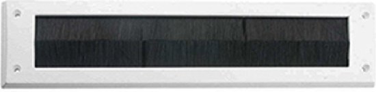 tochtborstel voor briefplaat wit (1st.)