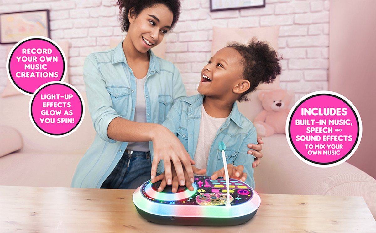 F Fityle Enfants Jouets DJ Mixer DJ Platine Musique Mixer Record  Anniversaire Cadeau Musique Jouets pour Enfants