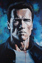 The Terminator Poster - Arnold Schwarzenegger Poster - Arnold Poster - Hoge Kwaliteit - Portret - 51x71cm - Film poster - Geschikt om in te lijsten