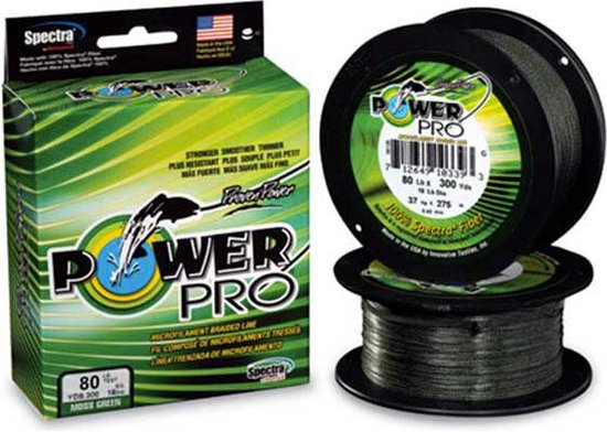 Power Pro Dyneema - Moss Green - 0.15mm - 1370m van Power Pro — afbeelding 5