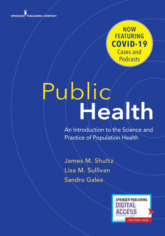 Public Health | 9780826177537 | James M. Shultz | Boeken | bol.com