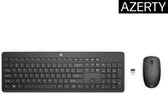 HP330 - Draadloze Muis en Toetsenbord - Azerty - Zwart