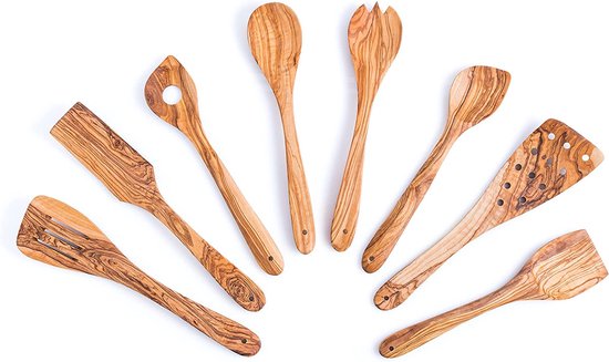 Profile Ustensiles de cuisine en bois (cuillère, spatule, cuillère rac