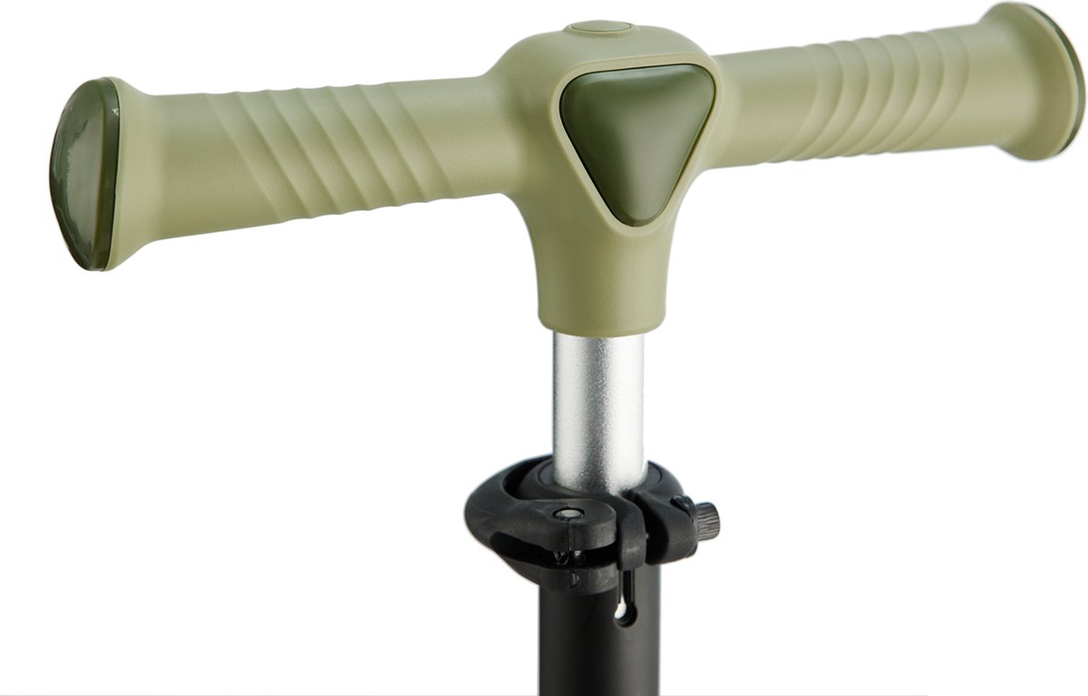Kinderkraft HALLEY 2-in-1 Loopfiets en Driewieler Step - Voor Kinderen van 1-5 Jaar, Max 50 kg - Verstelbaar Zadel en Stuur, Opvouwbaar, LED Wielen - Groen — afbeelding 14