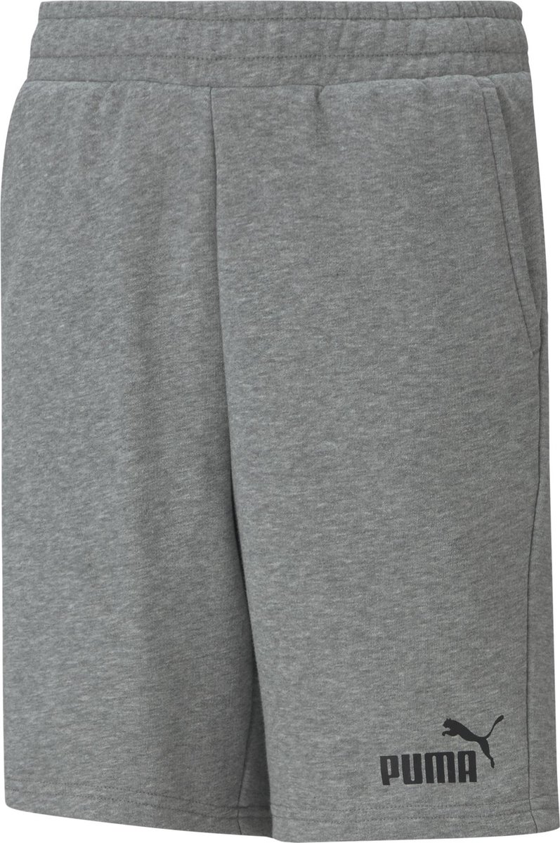 PUMA ESS Sweat Shorts B Jongens Broek Grijs