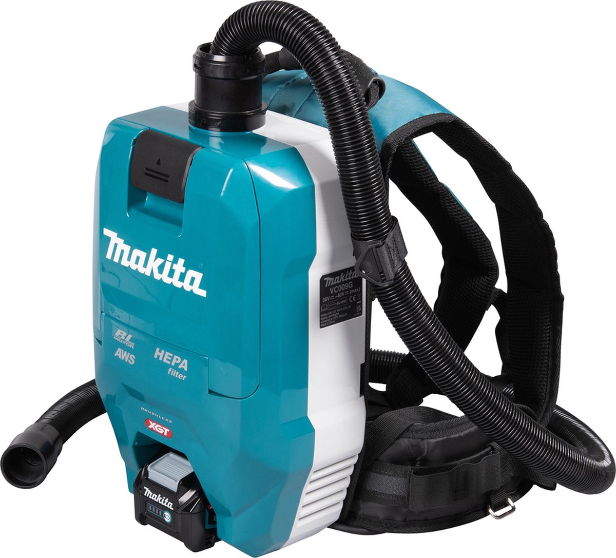 Aspirateur à main Makita Aspirateur dorsal sans fil