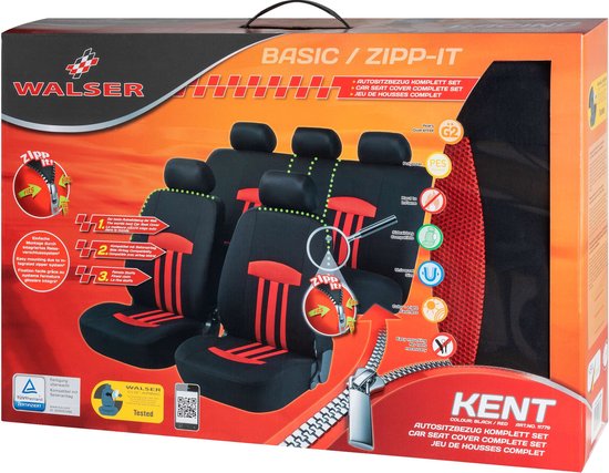 Protection de siège auto Kent avec fermeture Zipper ZIPP-IT Housse