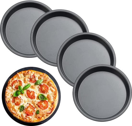ANTHYTA stuks taartvorm ronde Ø 15 cm pizzaplaat koolstofstaal taartevorm... | bol.com