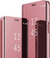 AR202 Clear View telefoonhoesje Geschikt voor: Samsung Galaxy Z Fold 4 - Rosé Goud - Inclusief handige app voor notificaties - Beschermend en functioneel design
