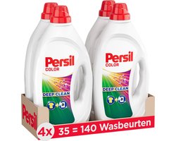 Persil Gel Color - Vloeibaar Wasmiddel - Gekleurde Was - Voordeelverpakking - 4 x 35 Wasbeurten