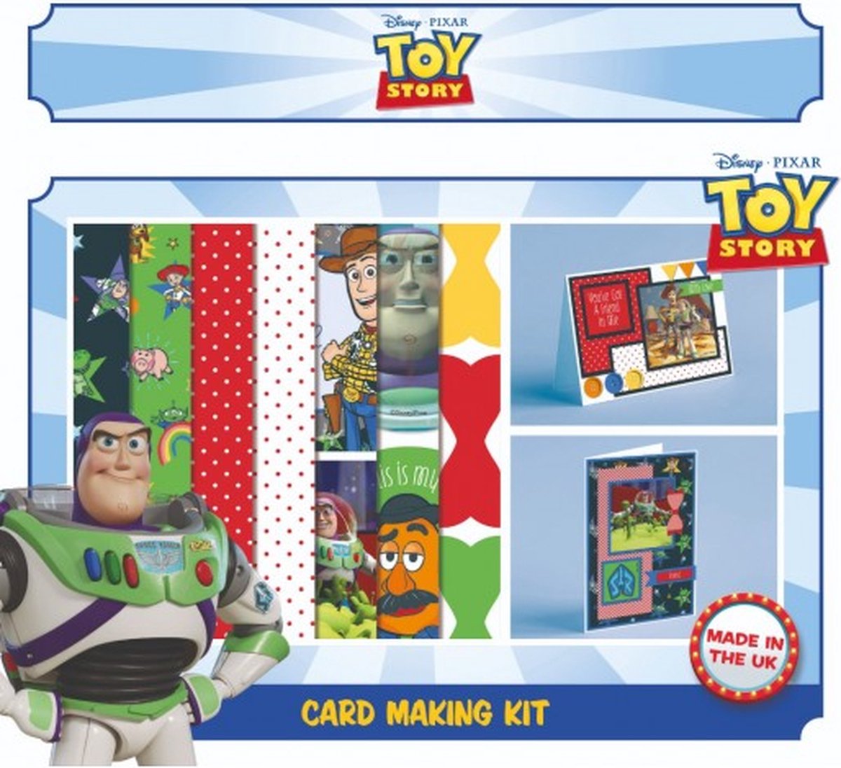 Creative Expressions Toy Story Large Card A4 Kit