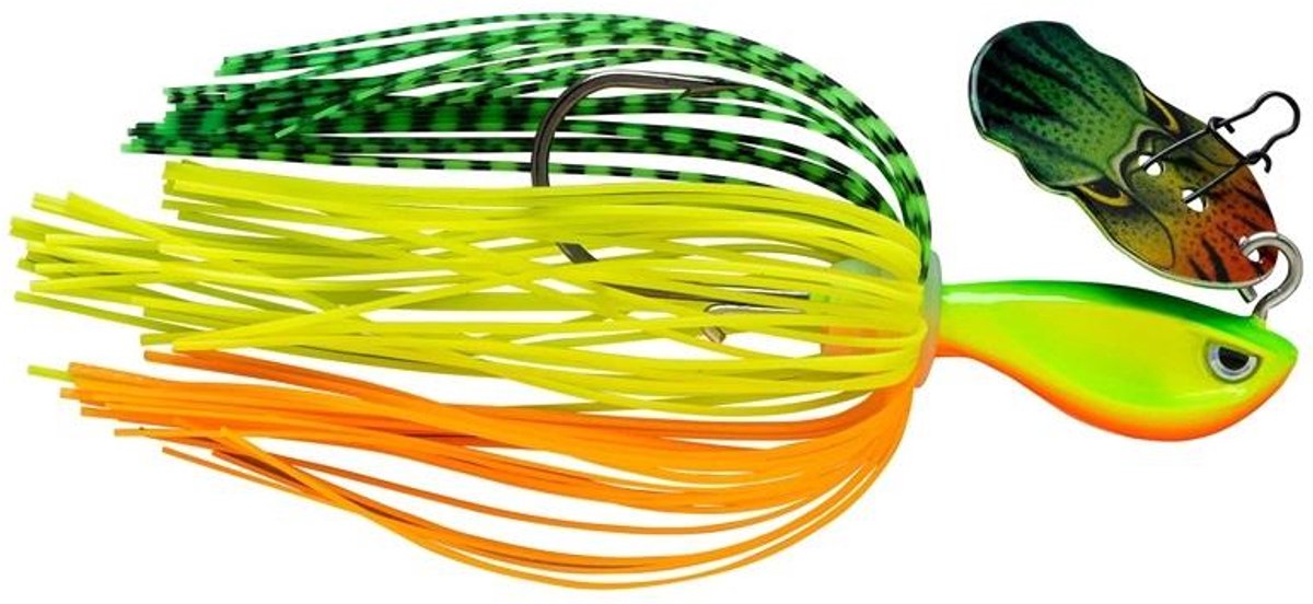 Rapala Rap-V Perch Bladed Jig Fire Tiger Fire Tiger