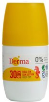 Derma Eco Sun Kinder Zonnebrand Roller - SPF30 - 50 ML - Allergie & Geurvrij - Zonbescherming - Milieuvriendelijk - Kinderformule