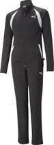 PUMA Tricot Suit op G Meisjes Trainingspak - Zwart - Maat 128